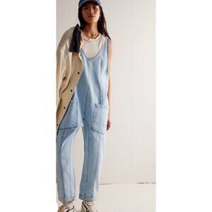 Free People High Roller Jumpsuit, Large